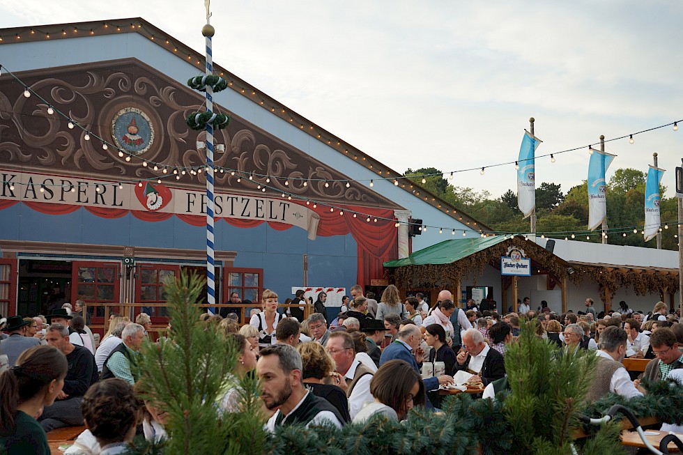 Oide Wiesn The Traditional Area Of The Oktoberfest