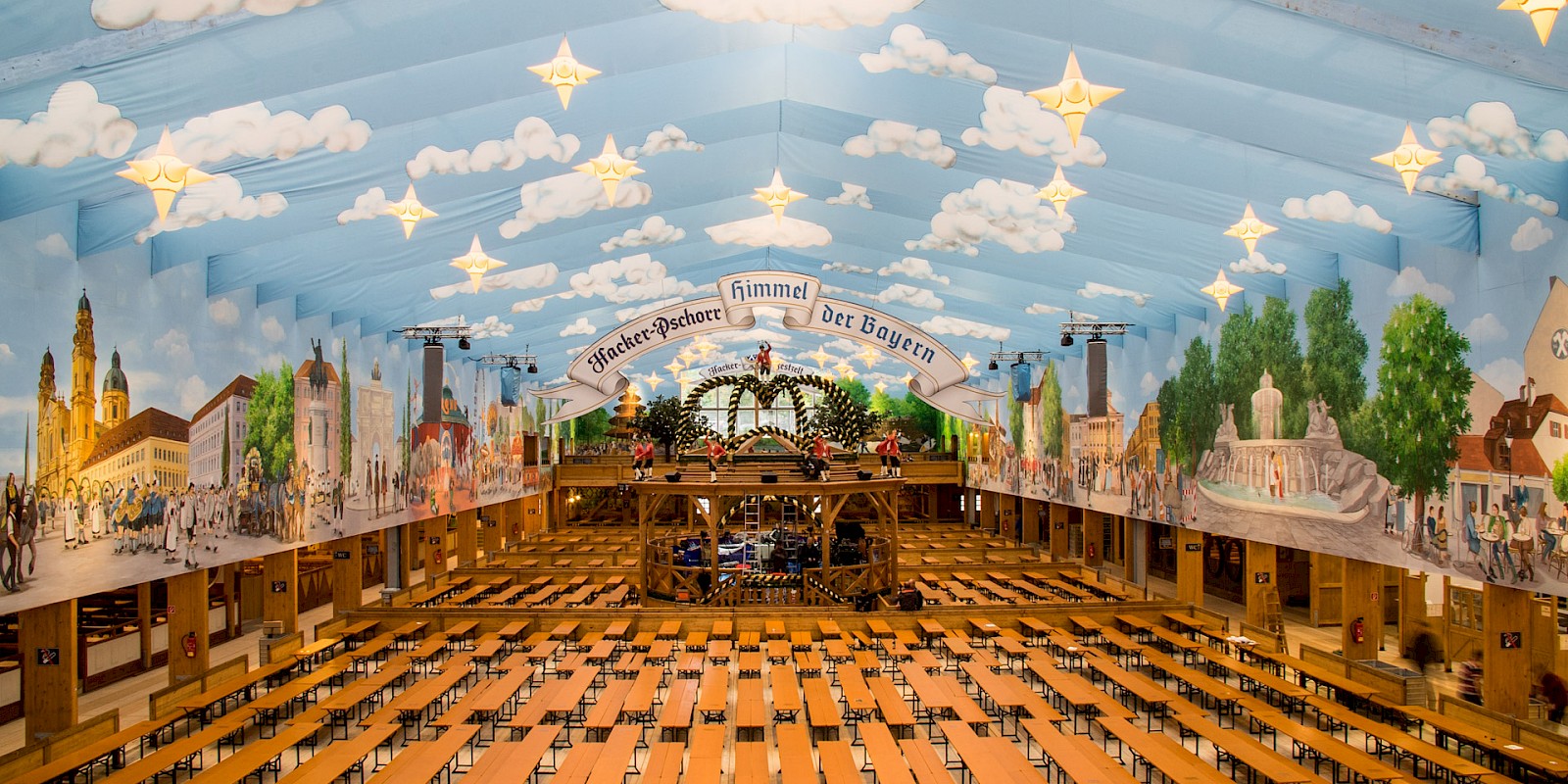 Evening reservations for Hackerzelt at Oktoberfest 2017