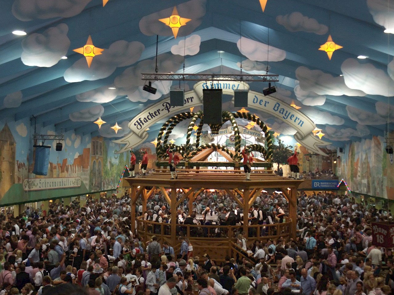 Hacker-Festzelt - Munich Oktoberfest Beer Tent