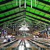 The empty Augustiner tent