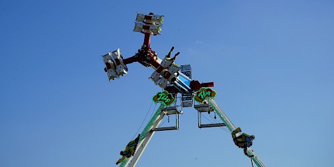 Flip Fly Swing Ride at the Munich Oktoberfest
