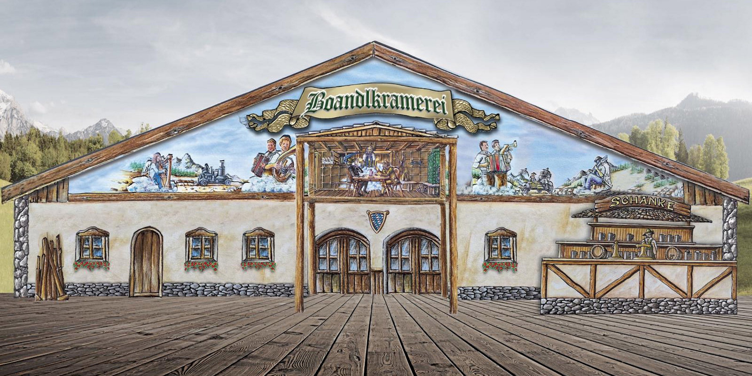 Boandlkramerei New Tent at Oide Wiesn 2024